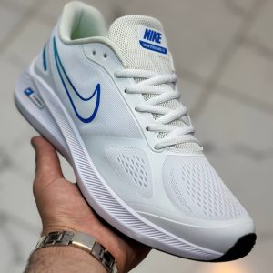 کتونی نایک گاید 10 سفید آبی کیفیت ممتاز  | Nike Guide 10